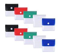 Annhao Lot de 10 cendrier de poche en poudre, cendrier portable, compact, odeur à l'essai, en PVC ignifuge, sans odeur, poche pour activités en plein air en voyage