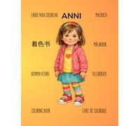 ANNI Libro para colorear para niños de 3-6 años - Con abuela y abuelo - Vida cotidiana: 28 dibujos para colorear | Ilustraciones tranquilas de la vida diaria | Ideal para niños pequeños