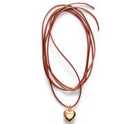 ANNI LU Heart On A String Colliers Laiton plaqué or 232-40-71 - Femme - Laiton