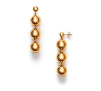 ANNI LU Hi Ho Boucles d'oreilles Laiton plaqué or 252-30-45 - Femme - Laiton