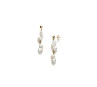 ANNI LU Pearly Drop Boucles d'oreilles 18 ct. Acier inoxydable plaqué or 241-30-79 - Femme
