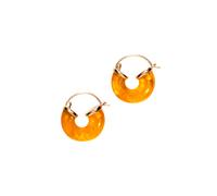 ANNI LU Petit Swell Hoops Boucles d'oreilles 18 ct. Laiton plaqué or 231-30-65 - Femme - Laiton