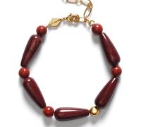 ANNI LU Red Jasper Bracelets Laiton plaqué or 262-10-18 - Femme - Laiton
