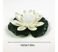 Anni-Pompe de fontaine solaire,décoration d'étang,fontaine d'eau,fontaine de cascade,décoration de jardin,62 pompes solaires pour bain d'oiseaux - Type Lotus Light #C