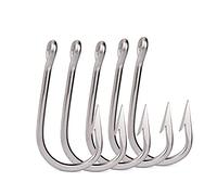 ANNIBBY Hameçons géants en acier inoxydable pour poissons de thon, thon et alligator - Taille 6/0-12/0