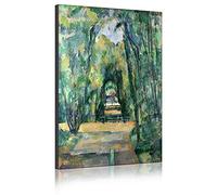 Annick Goutal Toile Tableaux Célèbres Avenue à Chantilly par Paul Cézanne Art Mural Reproduction De Toiles Imprimées sur Toile Illustration pour La Décoration Intérieure (Pas de Cadre,50_x_70_cm)