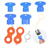 Annickee 8 Pièces Outils de Clé Aérateurs, Clé Robinet Cuisine M16/M18/M20/M22/M24/M28, Clé d'aérateur de robinet, Inoxydable Clé pour Robinets pour Evier de Cuisine Lavabo de Salle de Bain