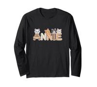 Annie Arbre à Chat personnalisé avec nom Mignon Manche Longue