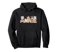 Annie Arbre à Chat personnalisé avec nom Mignon Sweat à Capuche