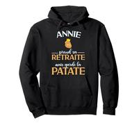 ANNIE Retraite idee cadeau pot de depart femme Sweat à Capuche