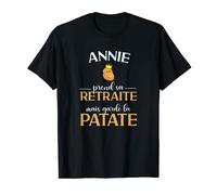 ANNIE Retraite idee cadeau pot de depart femme T-Shirt