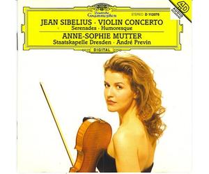 Annie-Sophie Mutter, violin - Sibelius: Violinkonzert Serenaden Humoreske Annie-Sophie Mutter/Staatskapelle Dresden/Andre Previn (UK Import)