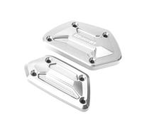 ANNIJB Partie protectrice Accessoires Moto CNC Aluminium Frein Avant Embrayage Liquide Réservoir Bouchon Couvercle De Réservoir pour BMW R1200RT R 1200 RT R1250RT 1250 (Color : Silver)