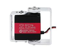 ANNIMOS 25KG Servo Moteur Robot Servos de direction numérique à engrenage métallique à couple élevé avec supports de montage