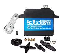 ANNIMOS 35KG Servo Moteur sans Noyau Digitales Servo HV 7.4V Engrenage en Acier Inoxydable Étanche DIY Voiture RC Accessoire