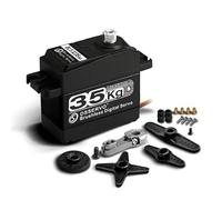 ANNIMOS Servo numérique sans balais 35 kg à couple élevé IP67 Moteur de direction rapide à 270 degrés