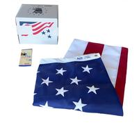 Annin Flagmakers Drapeau américain Tough-Tex en Polyester, 1,8 x 3 m (modèle 2740) 100% fabriqué aux États-Unis