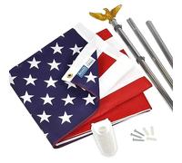 Annin Flagmakers drapeau américain SolarGuard 2460, nylon résistant aux intempéries, dimensions 91 x 152 cm