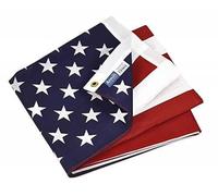 Annin Flagmakers Modèle 2550 American 0,6 x 0,9 m Nylon 100 % fabriqué aux États-Unis Motif teint avec œillets en laiton Drapeau