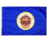 Annin Minnesota State Drapeau, Multi-Color, 3 by 5 Foot