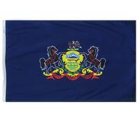 Annin Pennsylvania State Drapeau, Multi-Color, 3 by 5 Foot