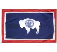 Annin Wyoming State Drapeau, Multi-Color, 3 by 5 Foot