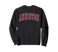 Anniston Alabama Souvenir College Texte Rouge Sweatshirt