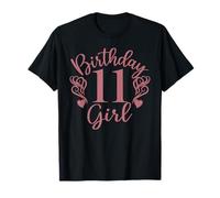 Anniversaire 11 fille onze filles 11 ans 11e anniversaire T-Shirt