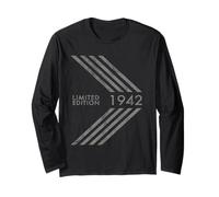 Anniversaire 1942 édition limitée pour Homme Femme rétro Manche Longue