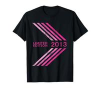 Anniversaire 2013 Édition limitée Fille Sportive Stripe T-Shirt