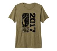 Anniversaire 2017 Vintage né en 2017 Tir au Pigeon d'argile T-Shirt Haut de Gamme