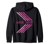 Anniversaire 2019 Édition limitée Fille Sportive Stripe Sweat à Capuche