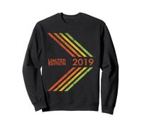 Anniversaire 2019 Édition limitée Sportive Stripe Garçon et Fille Sweatshirt