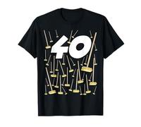 Anniversaire 40 ans 40 Balais humour homme femme T-Shirt