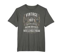 Anniversaire 54 Ans - Vintage Millésime 1971 T-Shirt