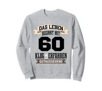 Anniversaire 60 Ans Vieux Ancien La Vie Commence avec 60 Sweatshirt
