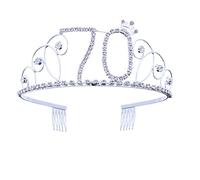 Anniversaire 70 Ans diadème Couronne Joyeux Anniversaire Tete pour 70 Ans