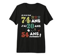 Anniversaire 74 Ans Drôle 1946 | Idée Cadeau fête Anniv T-Shirt Haut de Gamme