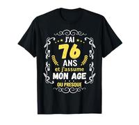 Anniversaire 76 ans Drôle 1944 | Idée Cadeau fête anniv T-Shirt