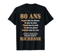 Anniversaire 80 ans Drôle 1940 | Idée Cadeau fête anniv T-Shirt