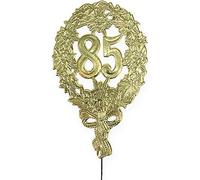 Anniversaire 85 or Ø8cm, set de 10 - Parfait pour un anniversaire, un anniversaire d'entreprise, une décoration, des idées cadeaux