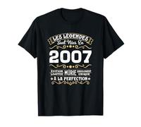 Anniversaire ado 18 Ans - Les Légendes Sont Nées En 2007 T-Shirt
