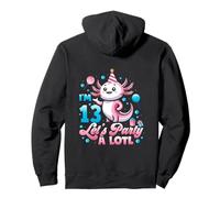 Anniversaire Axolotl Rose Poisson Marchant Mexicain Sweat à Capuche