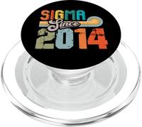 Anniversaire bruh sigma depuis 2014 drôle skibidi rizzler PopSockets PopGrip pour MagSafe