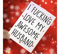 Anniversaire Cartes, I F Love My Awesome Epoux, Epoux Cartes Nouveauté Carte Drôle Cartes Anniversaire Cartes Saint Valentin Cartes PC175