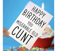 Anniversaire Cartes, Joyeux Anniversaire Vous Cock Qui A Faim Whore , Drôle Carte Nouveauté Cartes Blague Carte Cartes de Voeux Amis Offensive Carte D'Anniversaire PC15