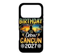Anniversaire Crew Cancun 2027 Cruise Group Celebration Coque pour iPhone 17 Pro