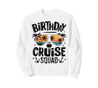 Anniversaire Cruise Squad Nautical Party Crew Vacances Tropical Sweatshirt