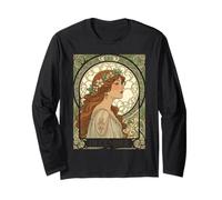 Anniversaire de décembre Narcisse Art Nouveau Style Manche Longue