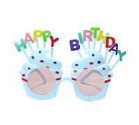 anniversaire de deux lunettes - Diverses décorations brillantes multicolores | Lunettes de soleil pour adultes-tétées photo lunettes de soleil | Lunettes drôles, lunettes de fête d'anniversaire